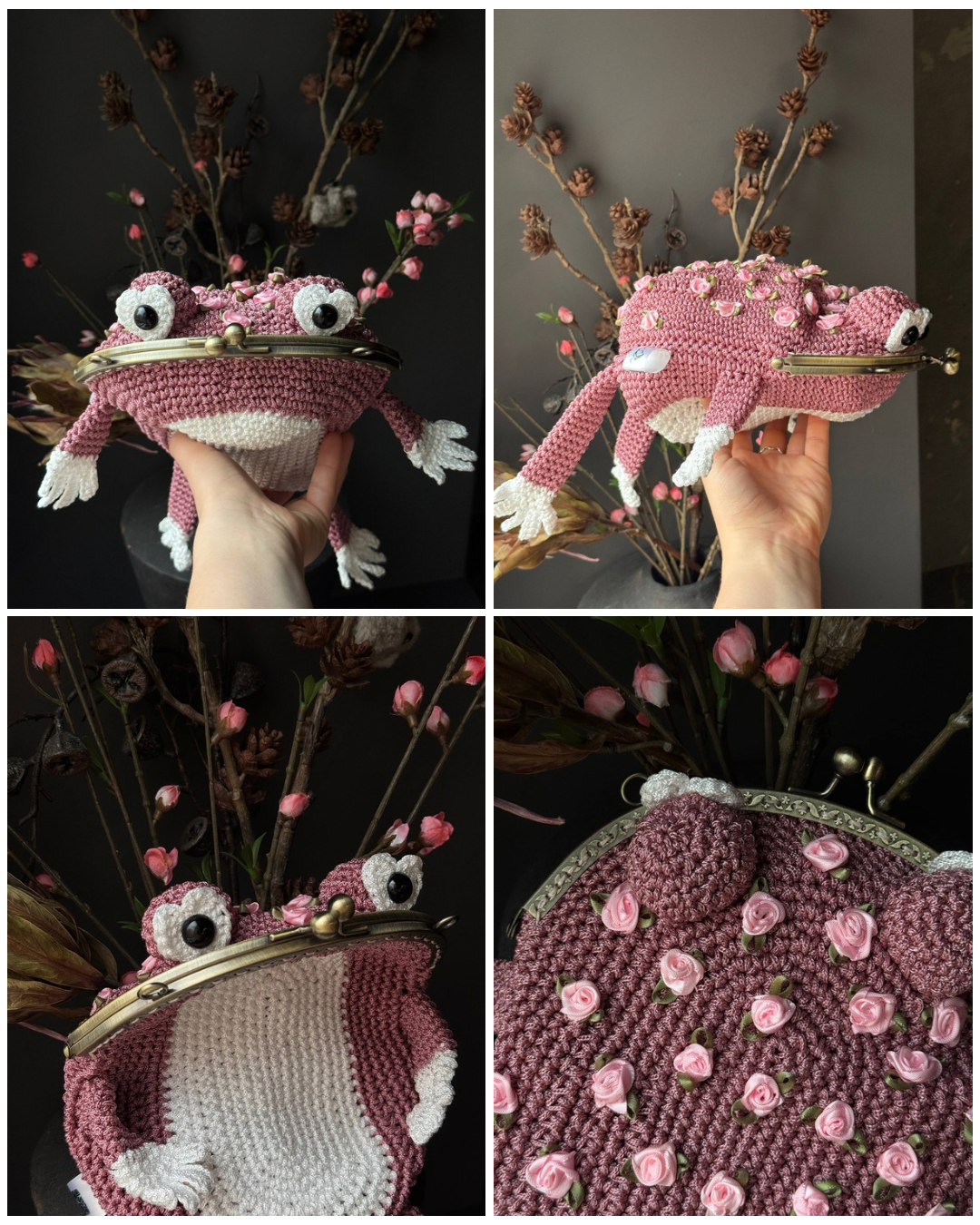 Rose Frog Bag