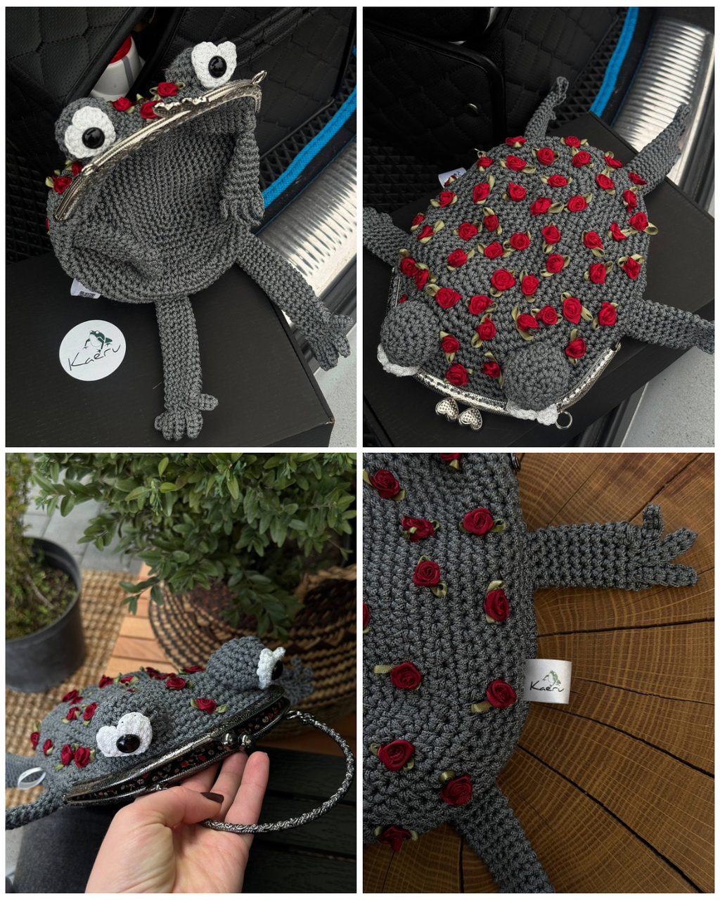 Rose Frog Bag
