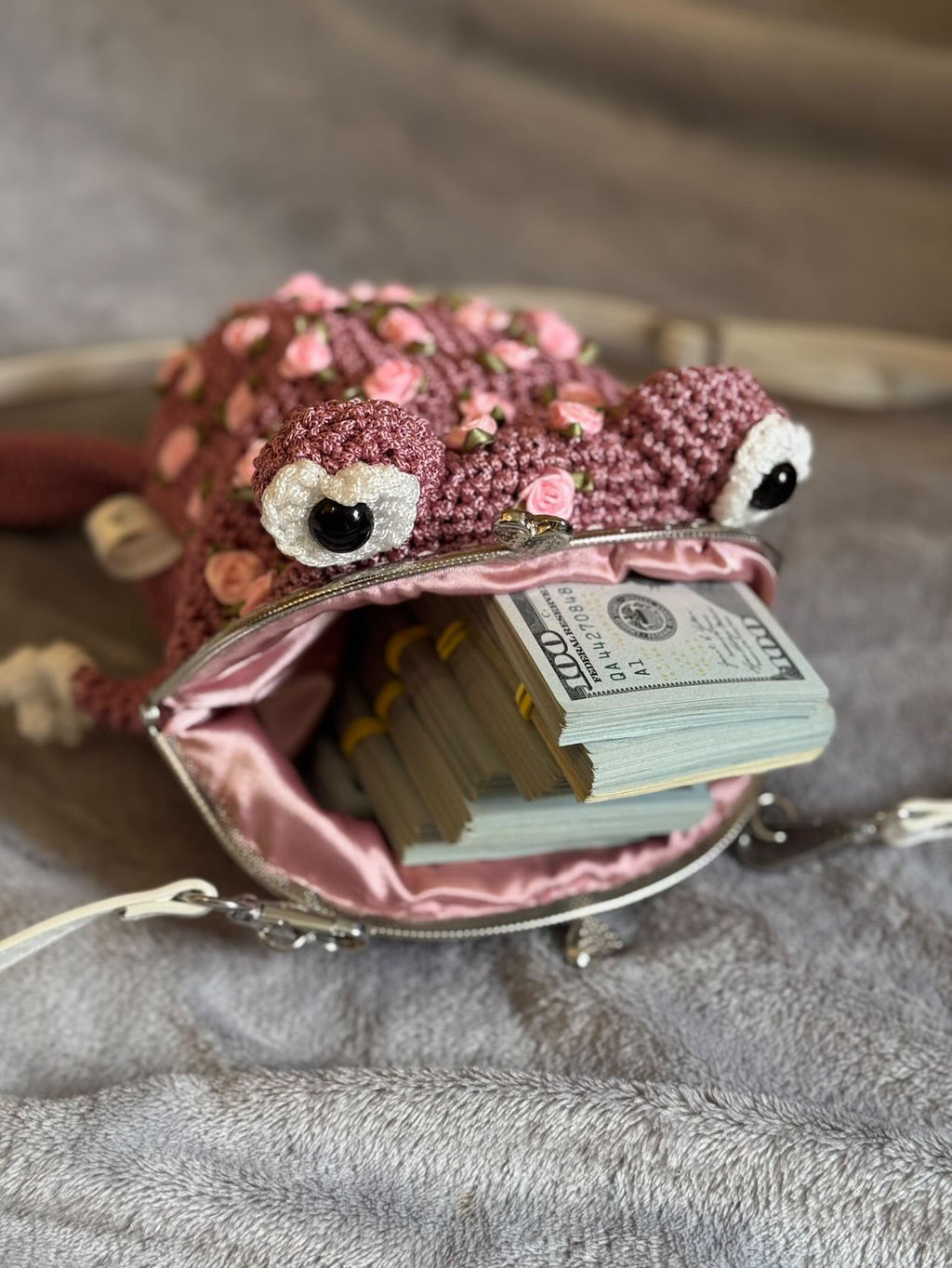Rose Frog Bag