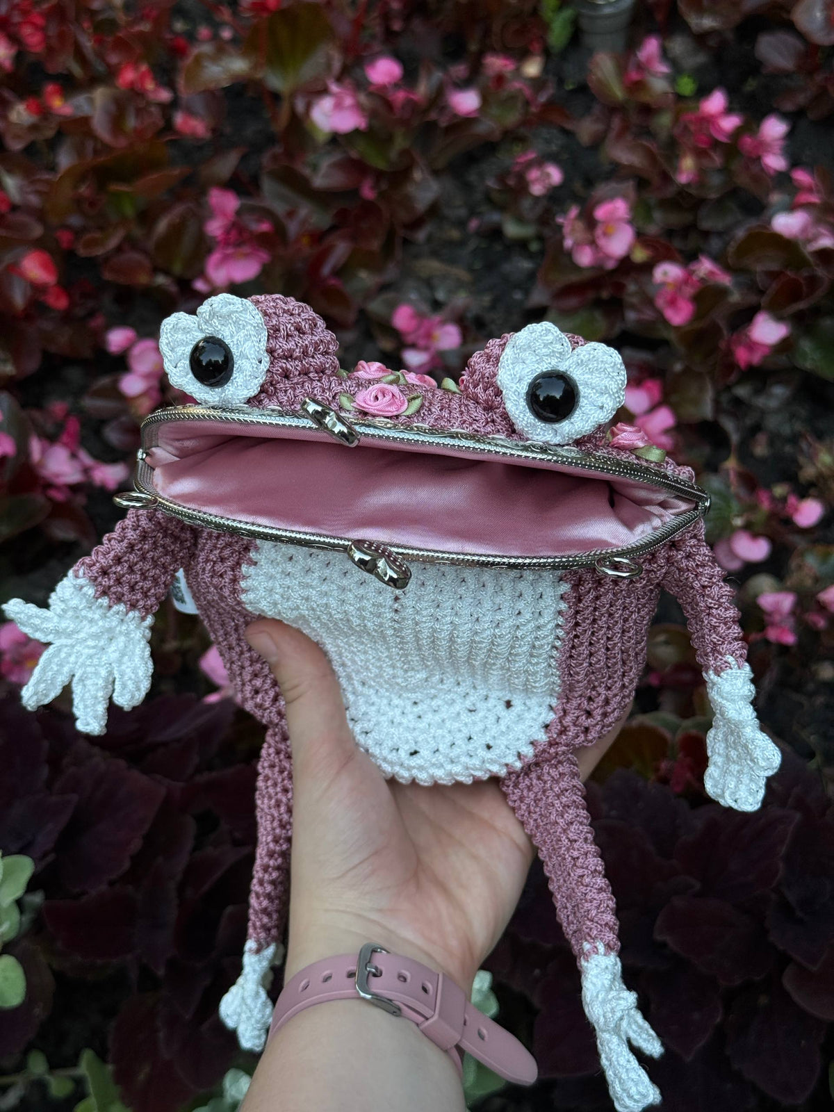Rose Frog Bag