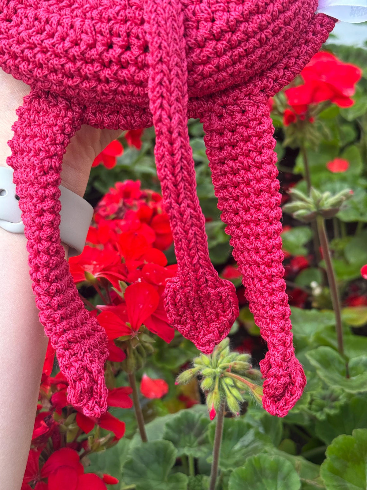 Crochet Frog Bag – Handmade Devil Purse with Horns, Kawaii Goth Frogcore Gift