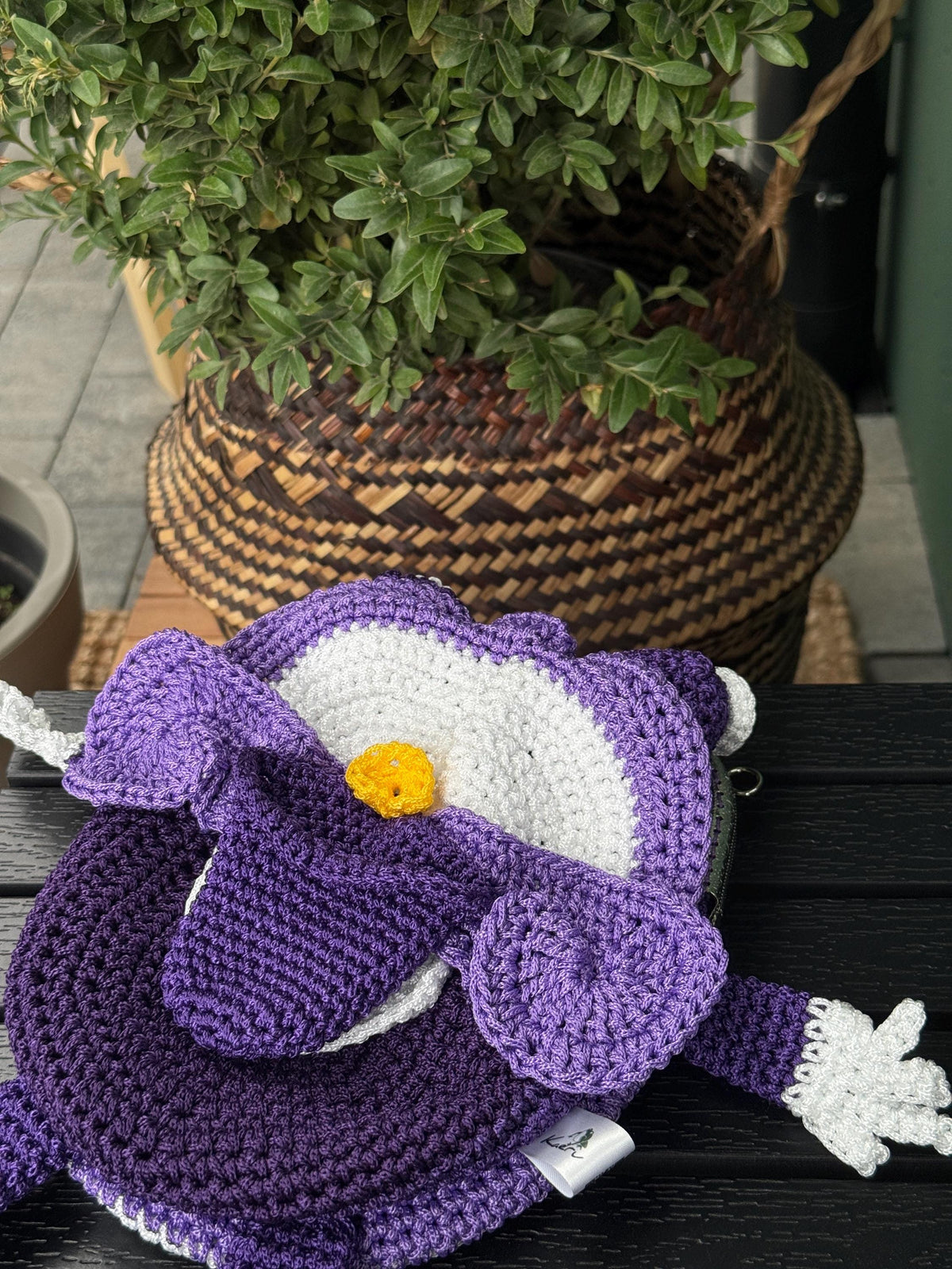 Enchanted Frog Purse – Fairycore Crossbody Bag | Crochet Gift