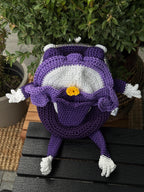 Enchanted Frog Purse – Fairycore Crossbody Bag | Crochet Gift