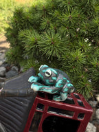 Ceramic Frog Oil Burner, Frog House Lamp, Aromatherapy Decor, Handmade Ceramic Frog House, Cottagecore Gift, Frog Lover Gift