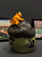 Aromatherapy Lamp – Handmade Ceramic Frog House