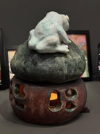 Aromatherapy Lamp – Handmade Ceramic Frog House
