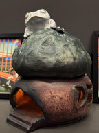 Aromatherapy Lamp – Handmade Ceramic Frog House
