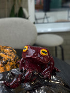 Ceramic Frog Candle Holder, Frog Lantern, Tea Light Holder, Handmade Frog Sculpture, Unique Frog Decor