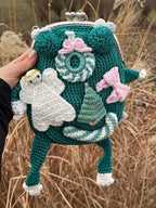 Frog Purse – Handmade Crochet Crossbody Bag, Unique Cute Accessory