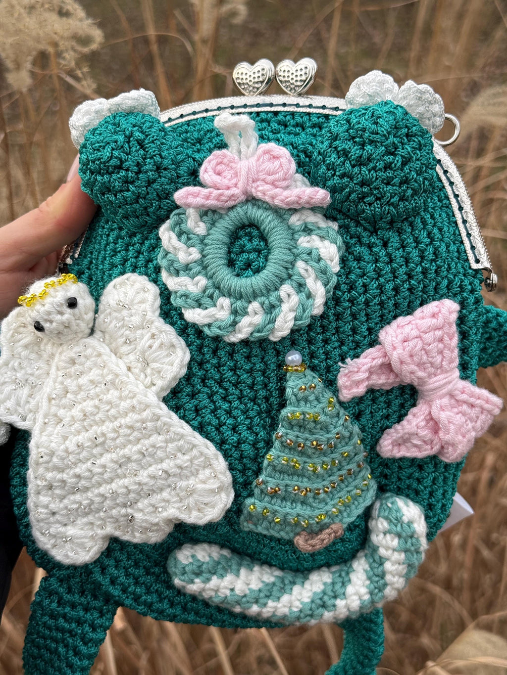 Frog Purse – Handmade Crochet Crossbody Bag, Unique Cute Accessory