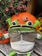 Crochet Frog Bag with Swamp Vibes – Handmade Frog Purse