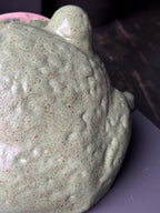 Ceramic Frog Sculpture Bowl, Frog Decor, Handmade Pottery Frog, Frog Lover Gift, Whimsical Home Decor