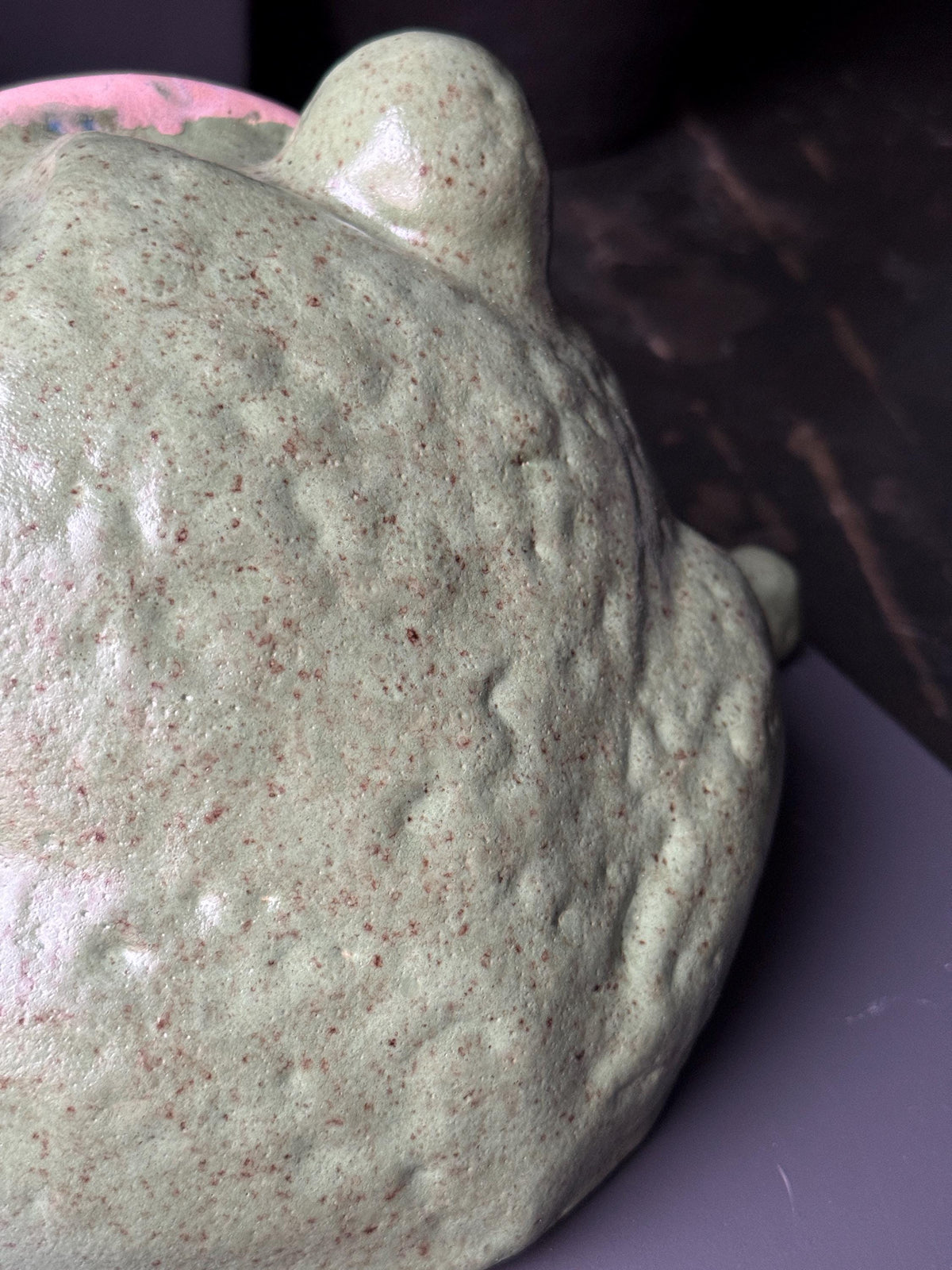 Ceramic Frog Sculpture Bowl, Frog Decor, Handmade Pottery Frog, Frog Lover Gift, Whimsical Home Decor