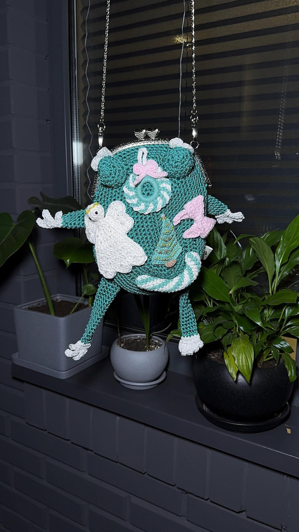 Frog Purse – Handmade Crochet Crossbody Bag, Unique Cute Accessory