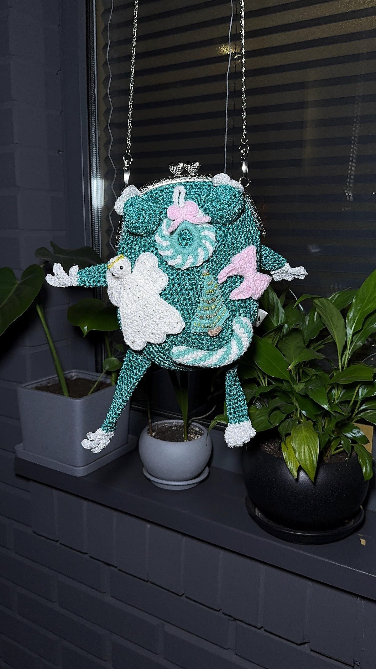 Frog Purse – Handmade Crochet Crossbody Bag, Unique Cute Accessory