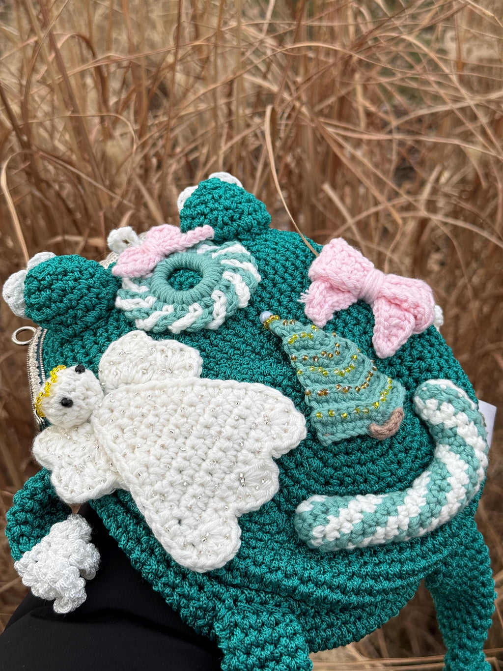 Frog Purse – Handmade Crochet Crossbody Bag, Unique Cute Accessory