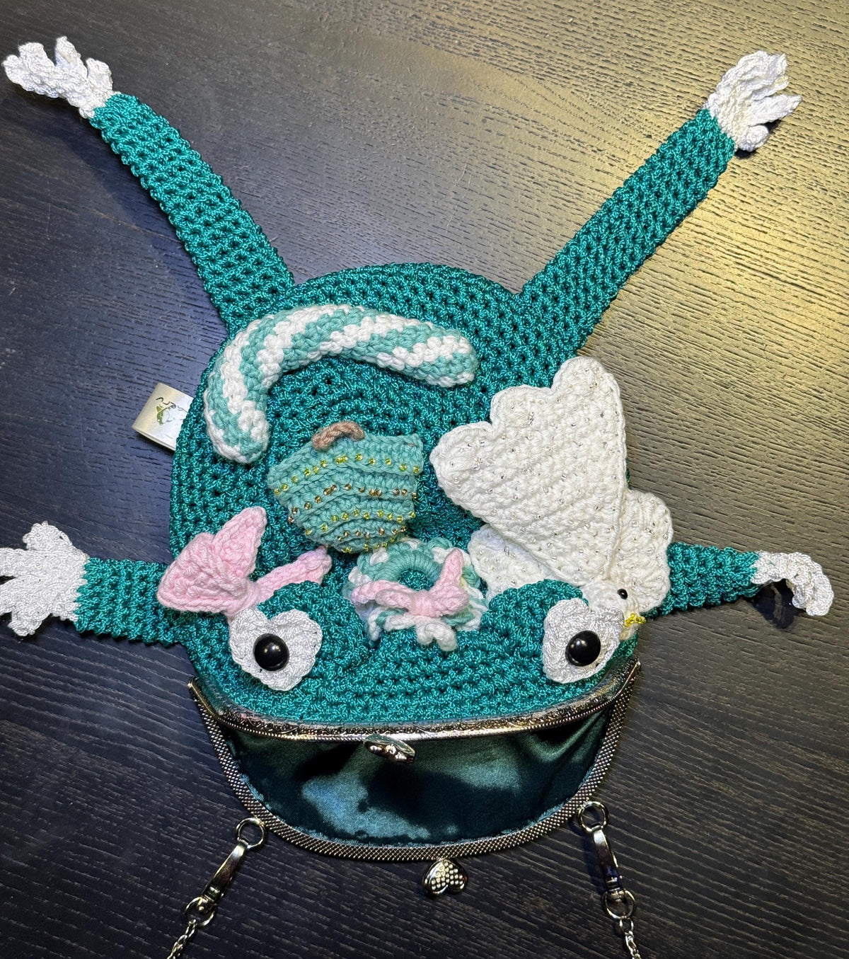 Frog Purse – Handmade Crochet Crossbody Bag, Unique Cute Accessory