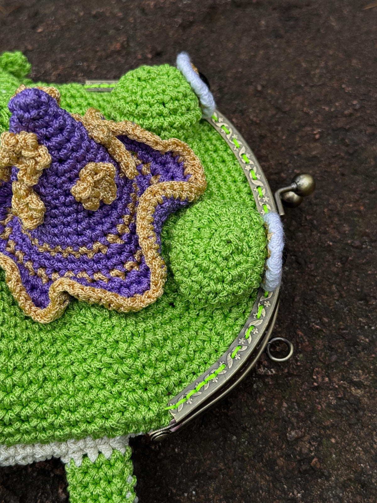 Frog Witch Purse – Handmade Shoulder & Crossbody Purse