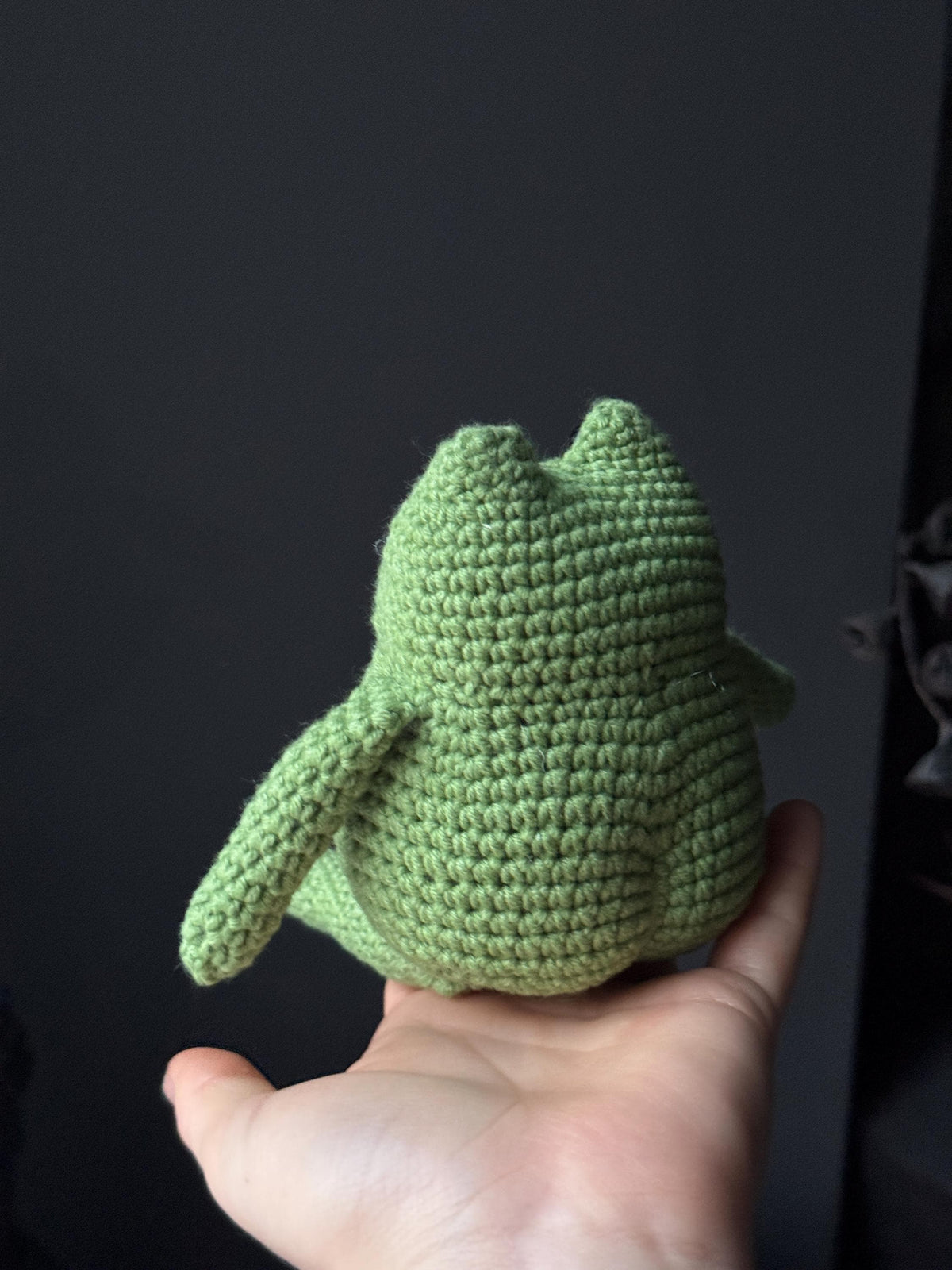 Crochet Frog Plush – Handmade Frog Toy, Soft Amigurumi Frog, Cute Frog Doll, Cozy Frog Decor