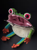 Tree Frog Crochet Bag – Handmade Shoulder & Crossbody Bag