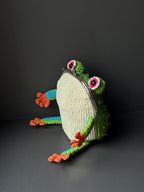 Tree Frog Crochet Bag – Handmade Shoulder & Crossbody Bag