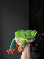 Tree Frog Crochet Bag – Handmade Shoulder & Crossbody Bag