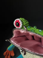 Tree Frog Crochet Bag – Handmade Shoulder & Crossbody Bag