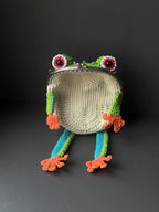 Tree Frog Crochet Bag – Handmade Shoulder & Crossbody Bag
