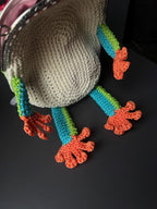 Tree Frog Crochet Bag – Handmade Shoulder & Crossbody Bag