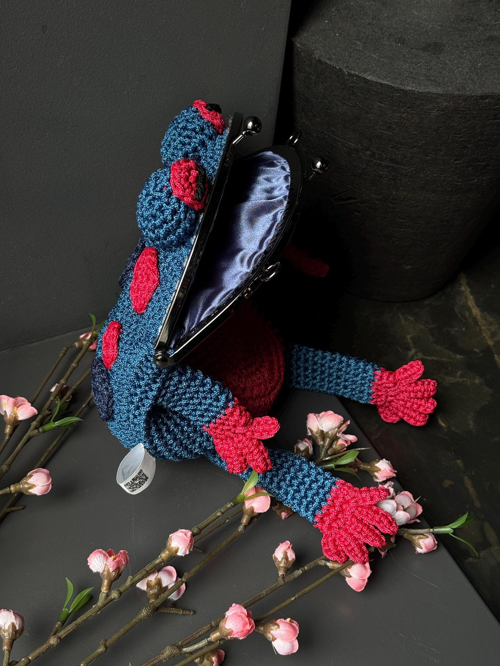 Poison Dart Frog Purse – Frogcore Bag | Handmade Gift