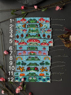 Handmade Frog Beaded Bracelet | Adjustable Frog Jewelry