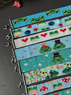 Handmade Frog Beaded Bracelet | Adjustable Frog Jewelry