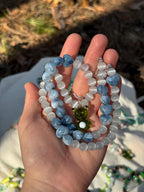 Forest Frog Stone Necklaces – Handmade Natural Stone Jewelry with Frog Pendants