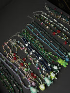 Beaded Necklace with Frog Charm – Forest Aesthetic Jewelry, Nature Inspired Necklace