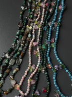 Beaded Necklace with Frog Charm – Forest Aesthetic Jewelry, Nature Inspired Necklace