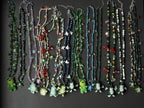 Beaded Necklace with Frog Charm – Forest Aesthetic Jewelry, Nature Inspired Necklace