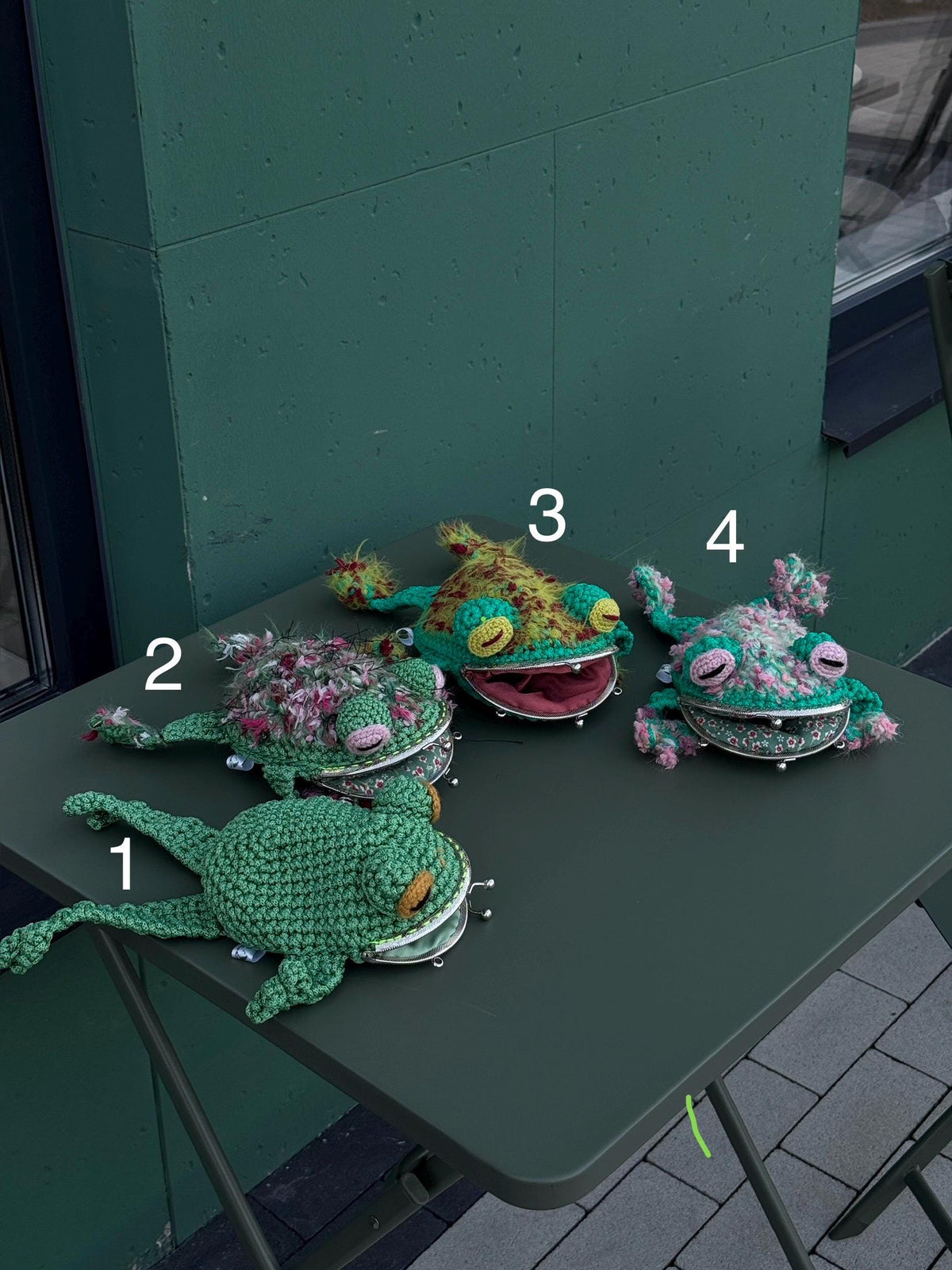 Frog Wallet — Crocheted Frog Purse for Cards, Cash & Makeup Essentials