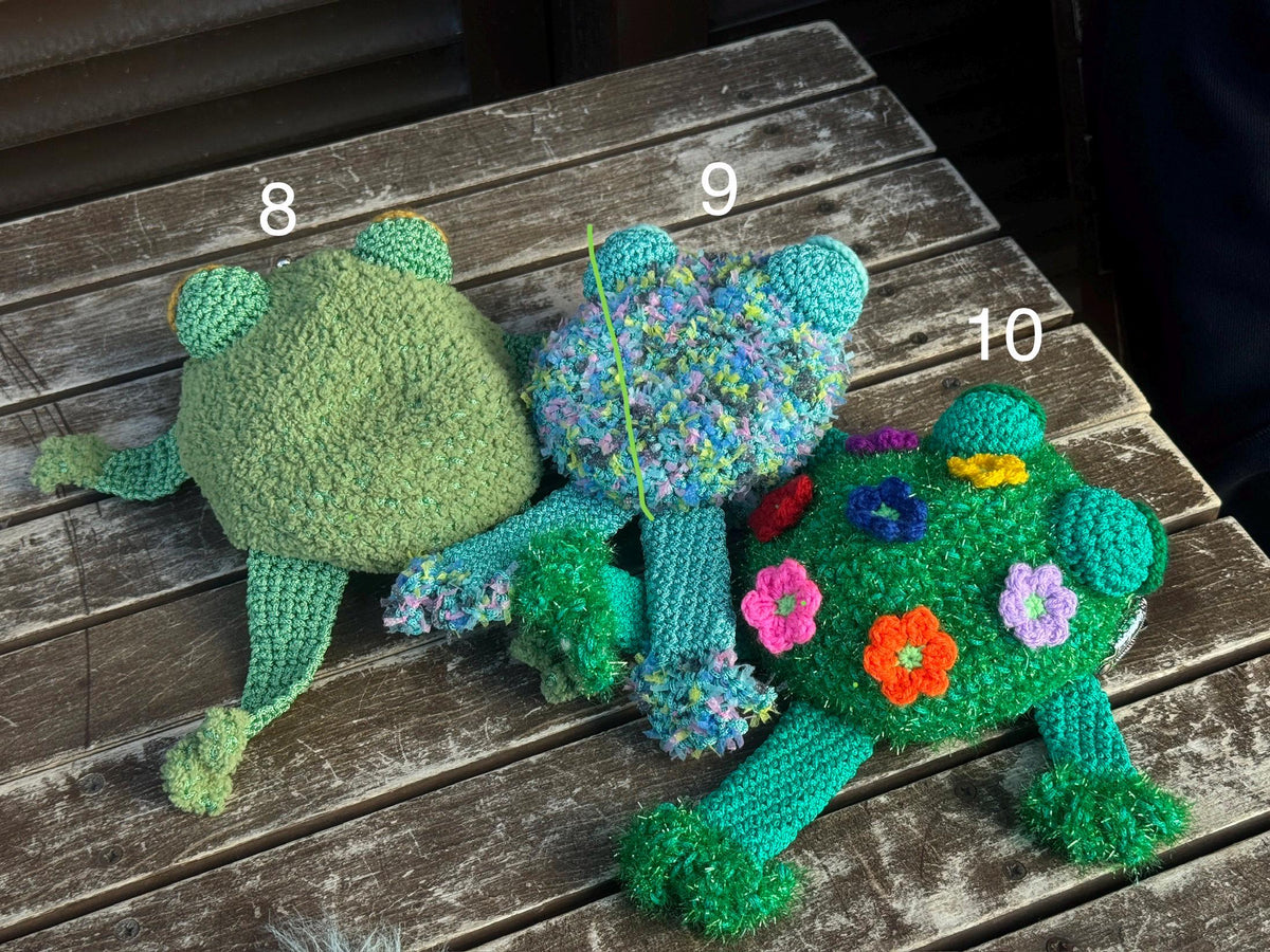 Frog Wallet — Crocheted Frog Purse for Cards, Cash & Makeup Essentials