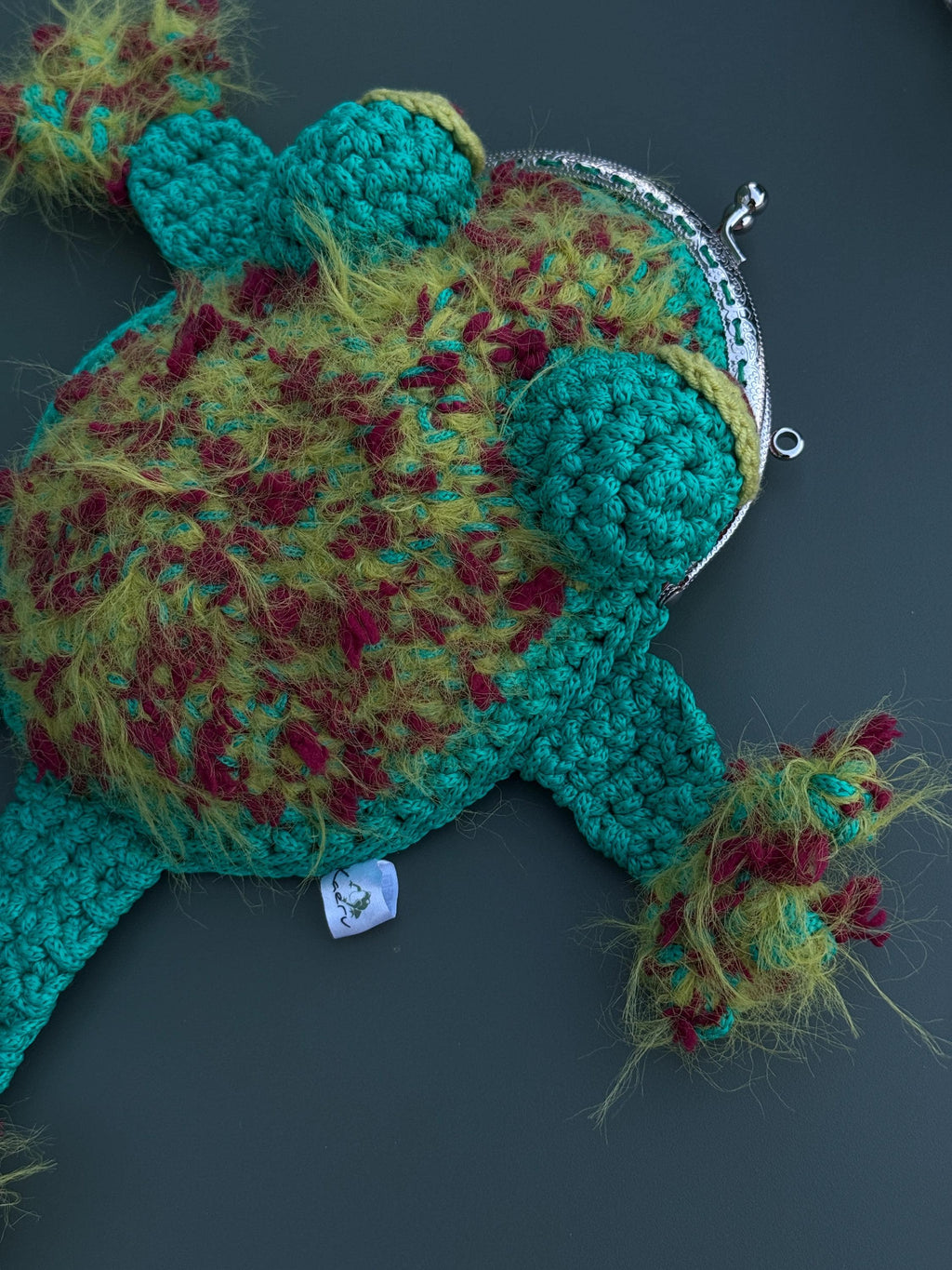 Frog Wallet — Crocheted Frog Purse for Cards, Cash & Makeup Essentials