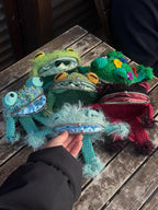Frog Wallet — Crocheted Frog Purse for Cards, Cash & Makeup Essentials