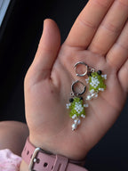 Beaded Frog Jewelry Set – Green Frog Necklace, Bracelet & Earrings