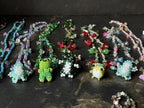Beaded Necklace with Frog Charm – Forest Aesthetic Jewelry, Nature Inspired Necklace