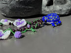 Floral Frog Necklace – Handmade Beaded Frog Necklace