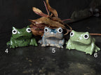 Handmade Tea Pet Frog – Ceramic Frog Figurine for Tea Ceremony, Altar & Meditation Decor