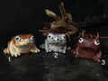 Handmade Tea Pet Frog – Ceramic Frog Figurine for Tea Ceremony, Altar & Meditation Decor
