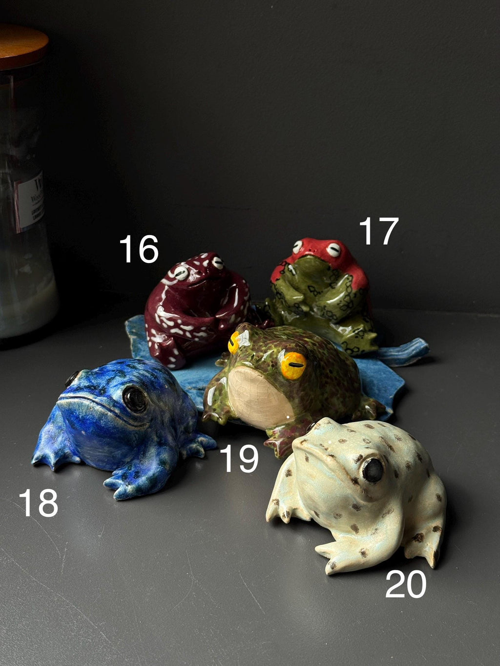 Handmade Tea Pet Frog – Ceramic Frog Figurine for Tea Ceremony, Altar & Meditation Decor