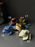 Handmade Tea Pet Frog – Ceramic Frog Figurine for Tea Ceremony, Altar & Meditation Decor