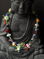 Forest Frog Jewelry Set – Handmade Beaded Necklace & Bracelet, Goblincore Fairycore Gift