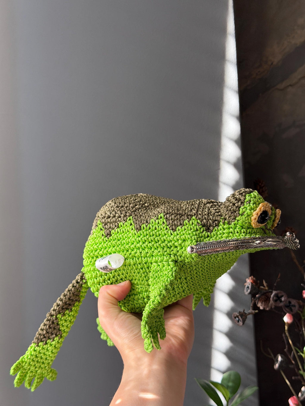Goblincore Green Frog Bag – Crochet Frog Purse & Crossbody