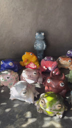 Ceramic Frog Figurine